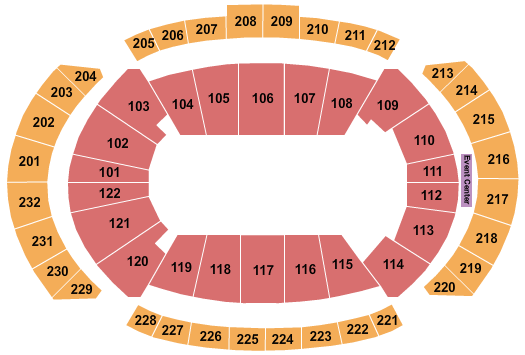 T-Mobile Center PBR Seating Chart